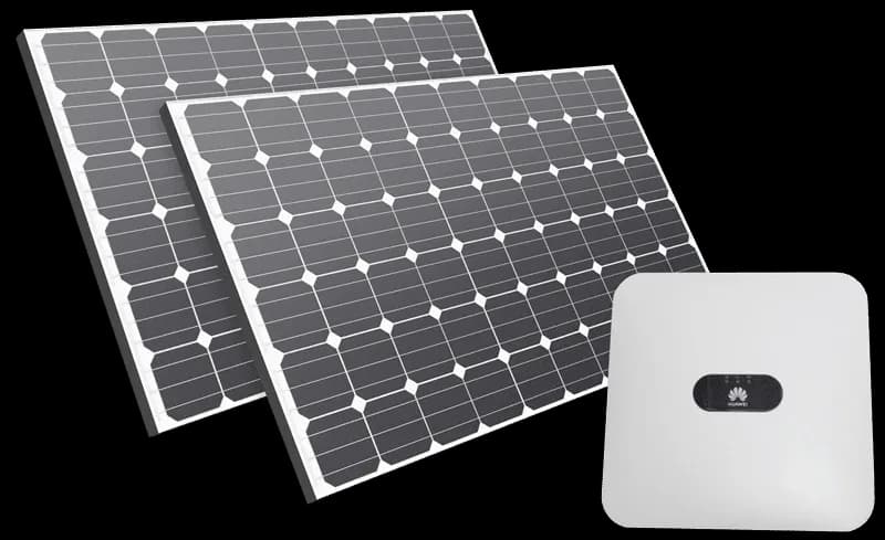 Solar panels and inverters supplied by Social Empresa